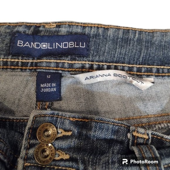 Bandolino Blu Jeans Arianna Bootcut Women's Comfy Casual Retro Denim Size 12 - Picture 7 of 14